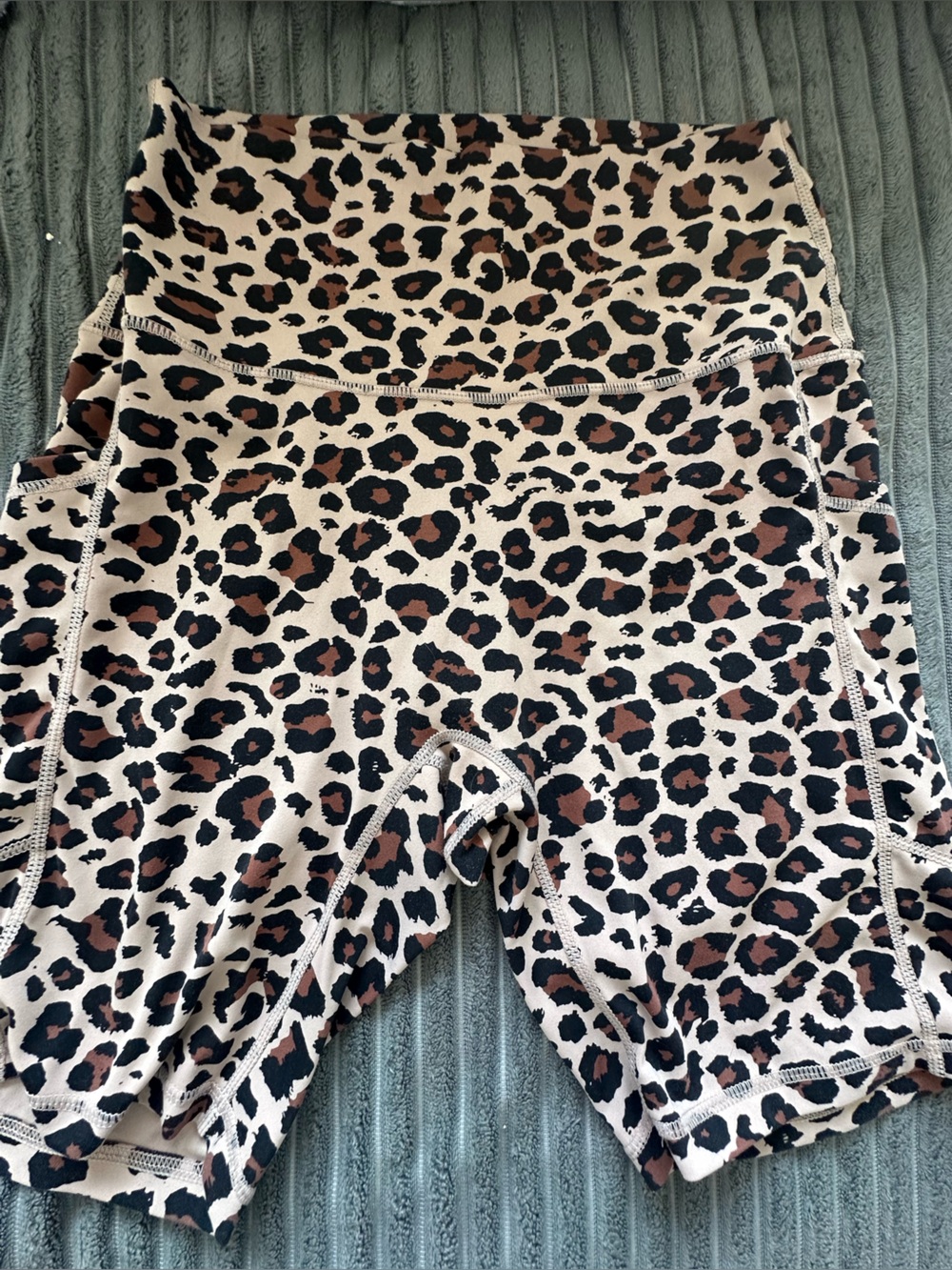 Leopard Print Women’s Biker Shorts